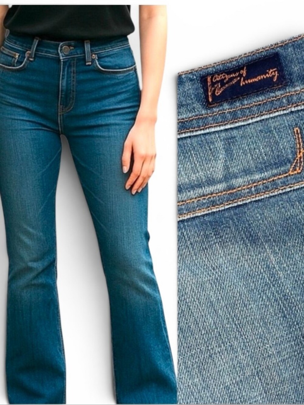 CITIZENS OF HUMANITY Y2K Gabrielle #045 Stretch Ankle Jeans - Size 28